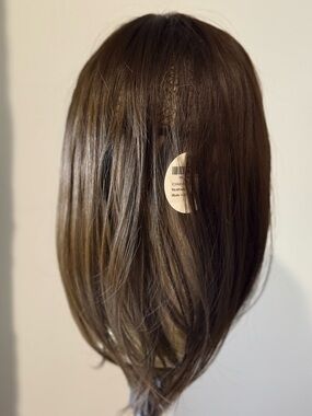 Brown Hair Topper Clip In Natural Part Lightweight Volume Top Piece